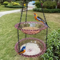 🐦 Comedero para Pájaros Estilo Vintage con Bañera – Fácil de Colgar y Llenar, Ideal para Petirrojos y Herrerillos Azules 🏡✨