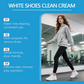 👟✨ Crema Limpiadora para Zapatos y Cuero – Sin Lavar, Quita Manchas con Esponja y Revive el Blanco al Instante 🧽💎