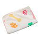 Manta suave y mullida con estampado de huellas de patas para mascotas