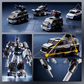 Juguete robot y coche magnético transformable 9 en 1