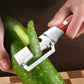 🔪 ¡OFERTA ESPECIAL 50% DE DESCUENTO AHORA! 🥒 Pelador Multifunción de Acero Inoxidable – Hoja Ancha, Afilada como Navaja, con Abrebotellas ✨