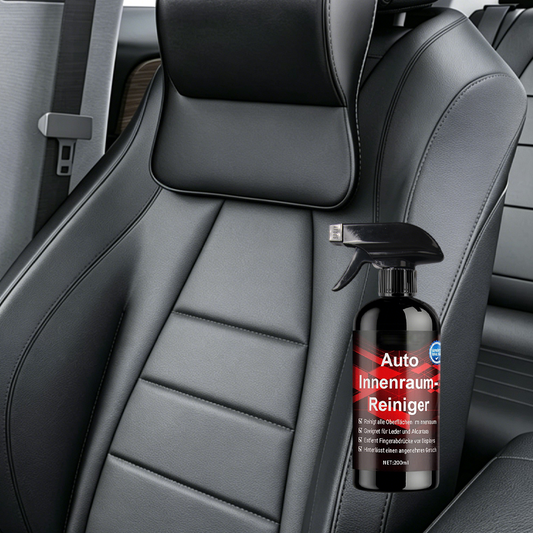 🧽 ¡50% DE DESCUENTO POR TIEMPO LIMITADO! 🚗 Limpiador multiusos para interiores de coche en spray – 200 ml, secado rápido, eliminador de olores ✨
