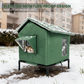 ⏰🔥 ¡50% DE DESCUENTO POR TIEMPO LIMITADO! 🐱🏡 Casita Elevada para Gatos – Impermeable, Aislada y Plegable para Exterior 🌧️✨