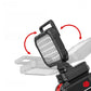 ⏳¡TIEMPO LIMITADO: 50% DE DESCUENTO!💡Luz de trabajo LED giratoria de 180° – Con función de batería externa USB dual – Resistente e inalámbrica – Compatibilidad con baterías universales – Para garaje, construcción y camping