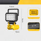 ⏳¡TIEMPO LIMITADO: 50% DE DESCUENTO!💡Luz de trabajo LED giratoria de 180° – Con función de batería externa USB dual – Resistente e inalámbrica – Compatibilidad con baterías universales – Para garaje, construcción y camping