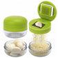 🧄✨ Picador y Prensa de Ajo Mini – Con Recipiente, Pica y Tritura en un Solo Movimiento sin Oler las Manos 🧤💨