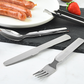 Set de Cubiertos Portátil 4 en 1 de Acero Inoxidable para Viaje