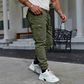 👖✨ Pantalones Cargo Casuales con Cordón – Bolsillos Grandes, Cintura Ajustable y Look Urbano Súper Cómodo 🏙️💪