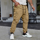 👖✨ Pantalones Cargo Casuales con Cordón – Bolsillos Grandes, Cintura Ajustable y Look Urbano Súper Cómodo 🏙️💪