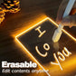 El regalo perfecto: un juego de pizarra de dibujo reutilizable con luz LED.