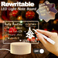 El regalo perfecto: un juego de pizarra de dibujo reutilizable con luz LED.