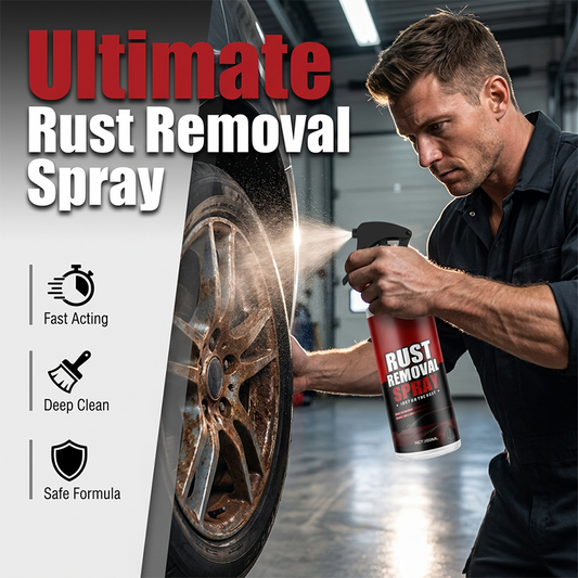 Spray para la eliminación del ferrugen y limpieza de la llanta