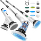 ✨ Fregadora rotativa eléctrica inalámbrica: limpieza potente, múltiples accesorios, resistente al agua 🧹