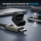 🔥OFERTA ESPECIAL 50% DE DESCUENTO🔥🔌 Cable de carga 4 en 1 con pantalla digital y llavero: carga rápida, resistente a las torceduras y compacto.
