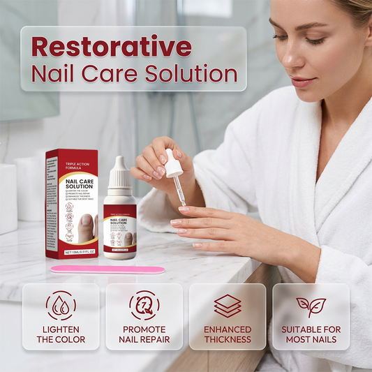 ⭐COMPRA 1 Y LLEVA 1 GRATIS⭐Kit de solución reparadora para el cuidado de las uñas de triple acción