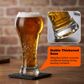 Vaso de Cerveza de Gran Capacidad Ornamentado en Relieve