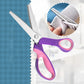 ✂️ Tijeras Dentadas Multiusos de Corte en Zigzag