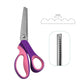 ✂️ Tijeras Dentadas Multiusos de Corte en Zigzag
