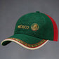 Sombrero unisex con estampado artístico para amantes del fútbol mexicano