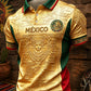 Camisetas casuales con estampado artístico para amantes del fútbol mexicano, para hombre