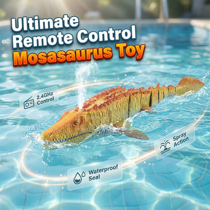 Juguete acuático Mosasaurus RC 2.4G con rociador