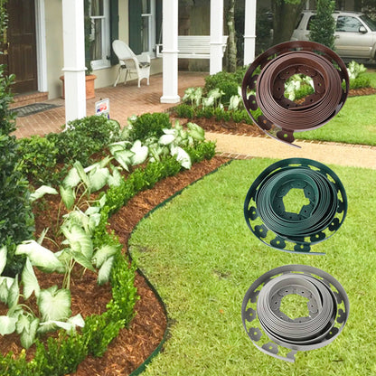 📢📢¡40% DE DESCUENTO!! ⏰ Rollo de Borde de Paisaje de Plástico 10M con 30 Estacas