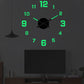 Juego de Reloj de Pared Acrílico Luminoso 3D DIY