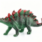 Soportes creativos para mazorcas de maíz con forma de dinosaurio