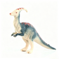 Soportes creativos para mazorcas de maíz con forma de dinosaurio