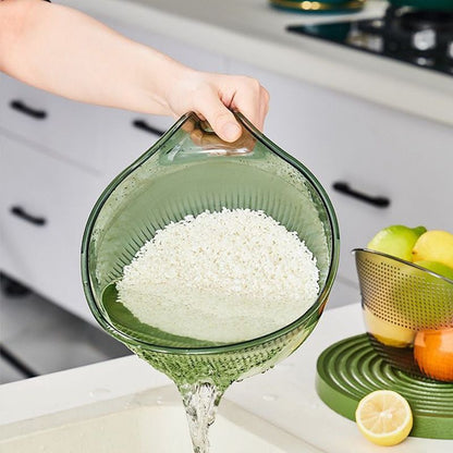 Filtro de lavado de arroz multiuso con mango