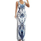 Vestido Maxi Clásico con Estampado Floral para Mujer