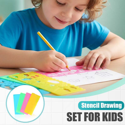Juego de Plantillas de Dibujo para Niños