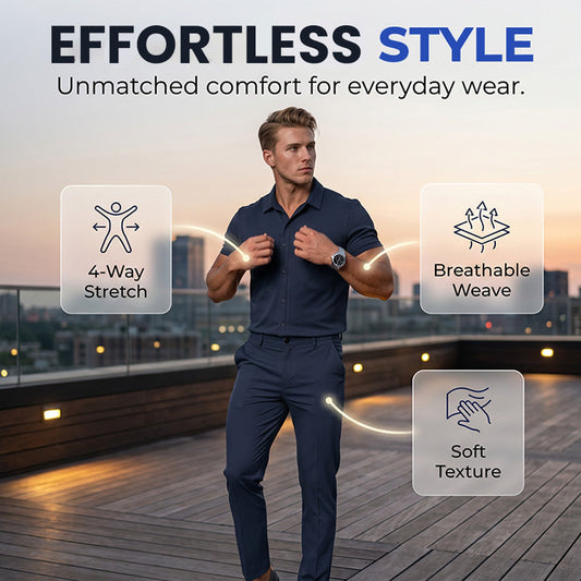 👔✨ Conjunto Hombre 2 Piezas – Traje Casual Ligero, Look Coordinado al Instante para Primavera y Verano ☀️💼