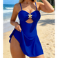 🌟🌊 Vestido de Baño con Estrella de Mar – Diseño Cutout, Favorecedor y Puro Encanto Veraniego 👙✨