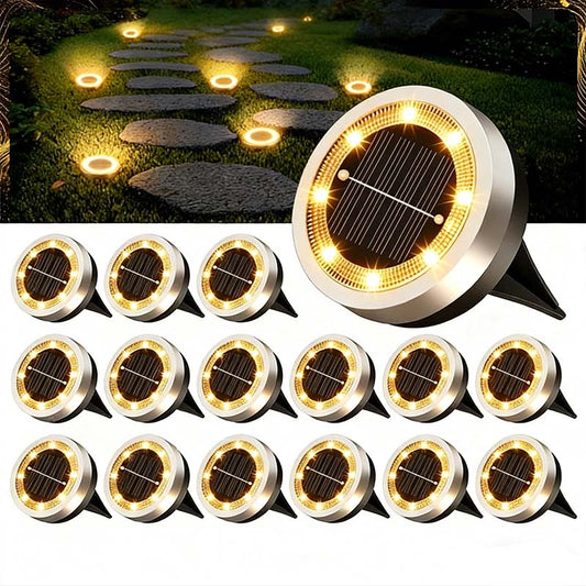Luz Solar de Suelo para Jardín Exterior