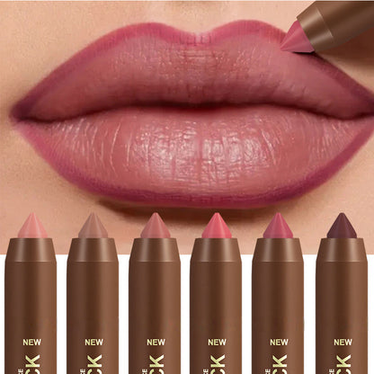 💄✨ Lápiz Labial Mate de Larga Duración – Color Intenso que No se Borra, Acabado Terciopelo y Comodidad Todo el Día 💋⏰
