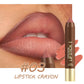 💄✨ Lápiz Labial Mate de Larga Duración – Color Intenso que No se Borra, Acabado Terciopelo y Comodidad Todo el Día 💋⏰