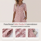 🎉 ¡50% DE DESCUENTO POR TIEMPO LIMITADO! 🔥 Vestido casual de mujer con cuello en V y estampado, con bolsillos – Diseño floral y prácticos bolsillos laterales 🌸