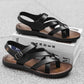 🏖️✨ Sandalias Romanas Hombre – Suela Súper Suave, Look de Gladiador y Máxima Comodidad para Playa y Ciudad 🌊👣