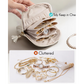 📢📢 ¡50% DESCUENTO !! ⏰ Estuche mini de viaje para joyas con cremallera – Compacto, portátil, ideal para anillos, pendientes y collares ✨