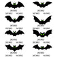 🦇✨ Set Pegatinas 3D Murciélagos Halloween – Efecto Realista, Adornos Espeluznantes para Paredes, Ventanas y Fiestas de Miedo 🎃👻