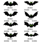 🦇✨ Set Pegatinas 3D Murciélagos Halloween – Efecto Realista, Adornos Espeluznantes para Paredes, Ventanas y Fiestas de Miedo 🎃👻