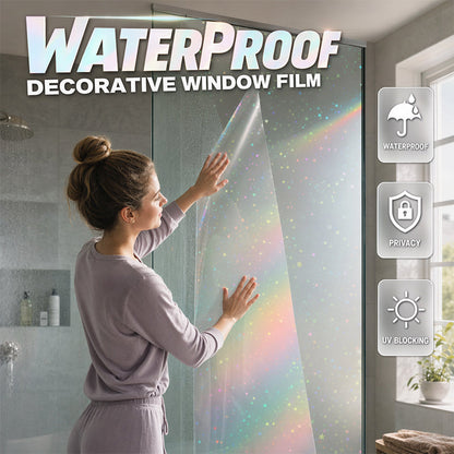 📢 40% OFF ⏰ Rollo Laminado Frío Autoadhesivo – Patrón Holográfico Brillante, Protege y Decora tus Manualidades ✨🎨