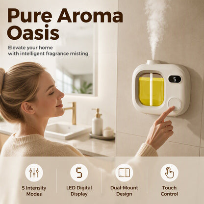 💡🌫️ Difusor de Aromas LED Inteligente – Control de Nebulización, Aroma Relajante y Luces de Ambiente para tu Hogar 🛋️✨