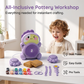 🎨 ¡50% DESCUENTO! 🏺 Torno de Alfarería Eléctrico para Niños Set DIY – Fácil de Usar, Experiencia Creativa y Segura – Perfecto para Modelar y Crear con Arcilla 👧