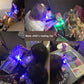 🎃🔦 Mini Proyector de Dedos Halloween – Luces con Patrones Fantasmales, Bolsillo y Diversión para Niños y Fiestas de Terror ✨👻