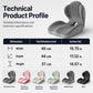 🪑 Cojín de Asiento Ergonómico de Espuma Viscoelástica con Soporte Lumbar – Comodidad Todo el Día, Ideal para Oficina, Auto y Hogar ✨