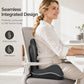 🪑 Cojín de Asiento Ergonómico de Espuma Viscoelástica con Soporte Lumbar – Comodidad Todo el Día, Ideal para Oficina, Auto y Hogar ✨