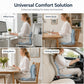 🪑 Cojín de Asiento Ergonómico de Espuma Viscoelástica con Soporte Lumbar – Comodidad Todo el Día, Ideal para Oficina, Auto y Hogar ✨