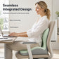 🪑 Cojín de Asiento Ergonómico de Espuma Viscoelástica con Soporte Lumbar – Comodidad Todo el Día, Ideal para Oficina, Auto y Hogar ✨
